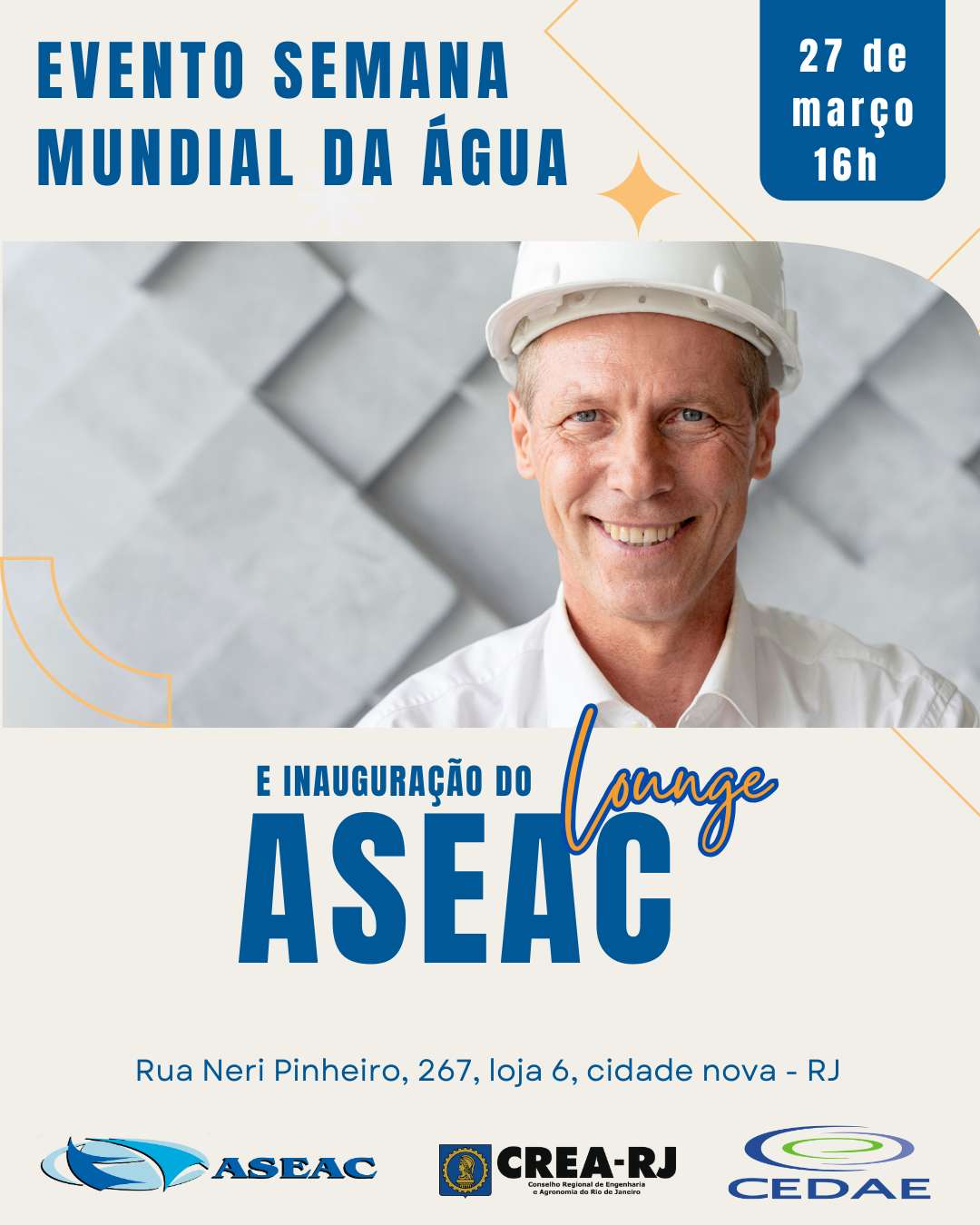 Evento que celebra a Semana Mundial da Água e marca a inauguração da nova sede da ASEAC